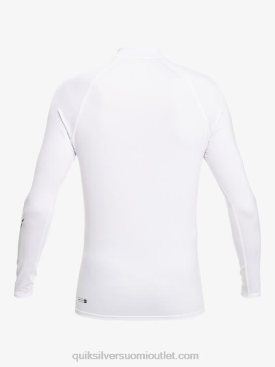 Quiksilver D6JJ818 miehet valkoinen kaikki aikojen pitkähihainen upf 50 rashguard