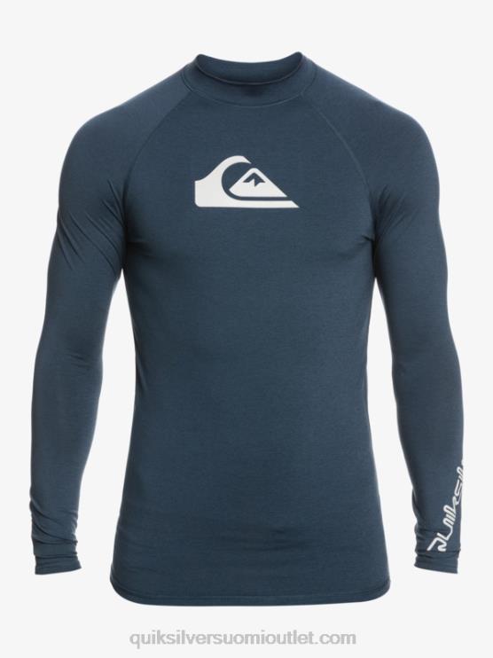 Quiksilver D6JJ820 miehet laivastonsininen bleiseri kanerva kaikki aikojen pitkähihainen upf 50 rashguard