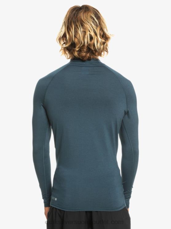 Quiksilver D6JJ820 miehet laivastonsininen bleiseri kanerva kaikki aikojen pitkähihainen upf 50 rashguard