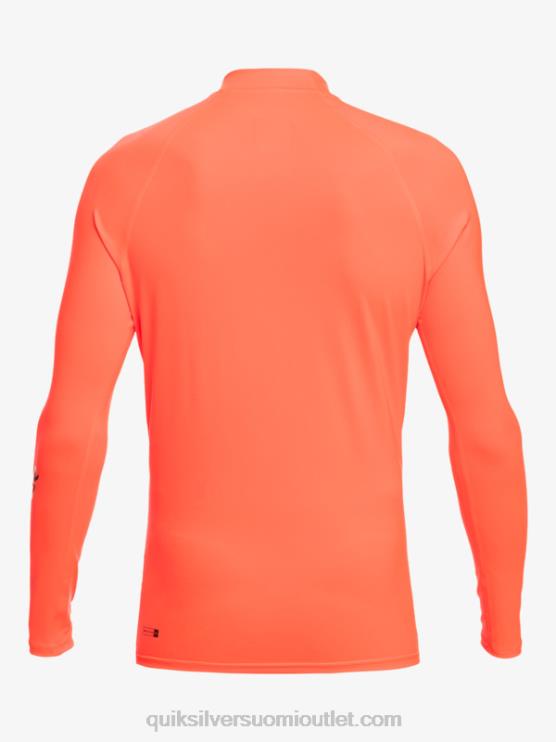 Quiksilver D6JJ821 miehet tulinen koralli kaikki aikojen pitkähihainen upf 50 rashguard