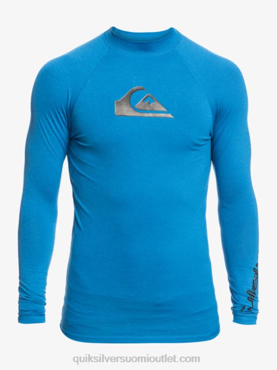 Quiksilver D6JJ822 miehet snorkkelinsininen kanerva kaikki aikojen pitkähihainen upf 50 rashguard