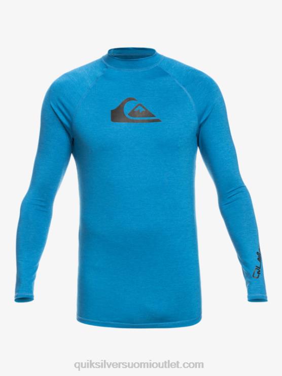 Quiksilver D6JJ823 miehet vallarta sininen kanerva kaikki aikojen pitkähihainen upf 50 rashguard