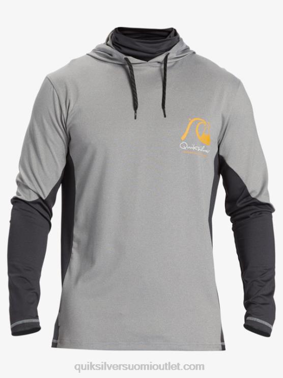 Quiksilver D6JJ832 miehet hain nahka Waterman onkija hupullinen upf 50 pitkähihainen surffauspaita