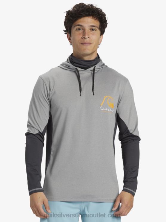 Quiksilver D6JJ832 miehet hain nahka Waterman onkija hupullinen upf 50 pitkähihainen surffauspaita