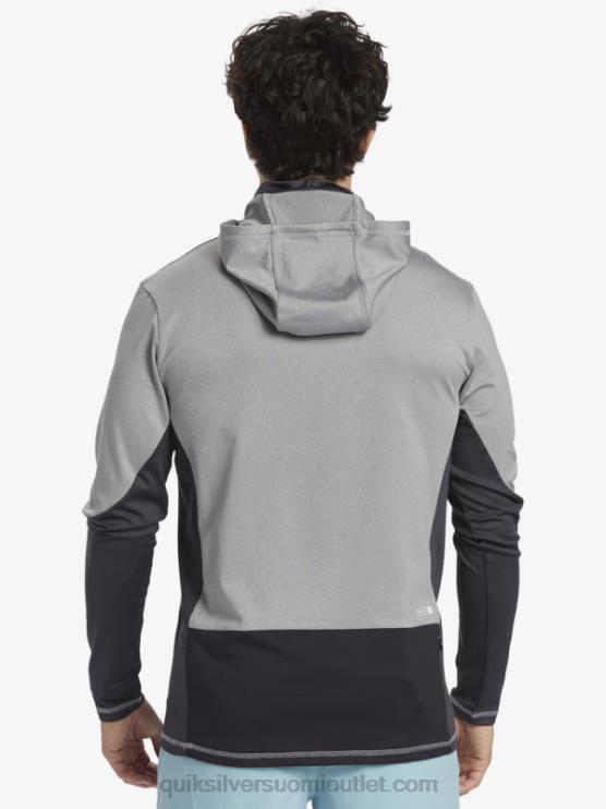 Quiksilver D6JJ832 miehet hain nahka Waterman onkija hupullinen upf 50 pitkähihainen surffauspaita