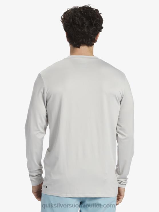 Quiksilver D6JJ840 miehet harmaa violetti solid streak pitkähihainen upf 50 surffit-paita
