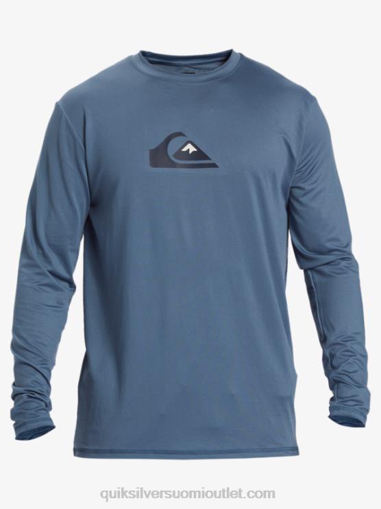 Quiksilver D6JJ844 miehet merellä solid streak pitkähihainen upf 50 surffit-paita