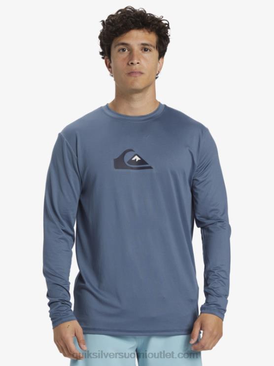 Quiksilver D6JJ844 miehet merellä solid streak pitkähihainen upf 50 surffit-paita