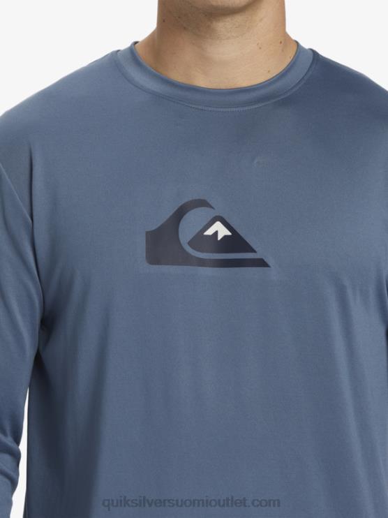 Quiksilver D6JJ844 miehet merellä solid streak pitkähihainen upf 50 surffit-paita