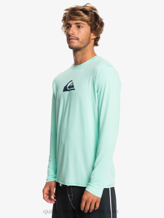 Quiksilver D6JJ845 miehet rantalasi solid streak pitkähihainen upf 50 surffit-paita