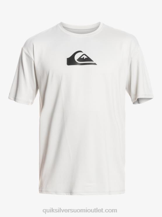 Quiksilver D6JJ884 miehet harmaa violetti solid streak lyhythihainen upf 50 surffit-paita