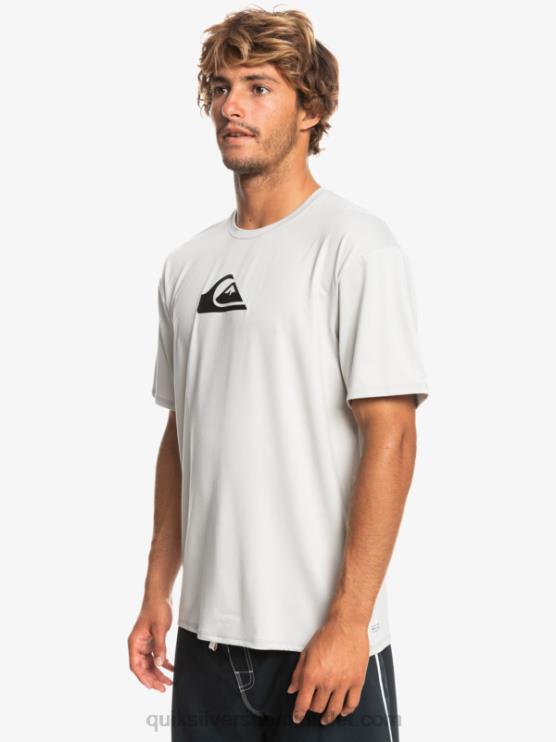Quiksilver D6JJ884 miehet harmaa violetti solid streak lyhythihainen upf 50 surffit-paita