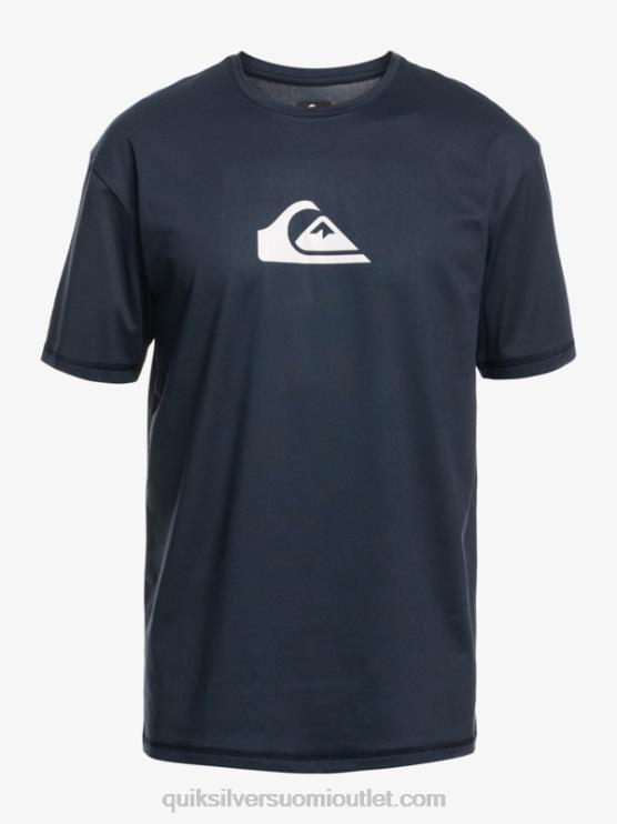 Quiksilver D6JJ885 miehet laivasto bleiseri solid streak lyhythihainen upf 50 surffit-paita