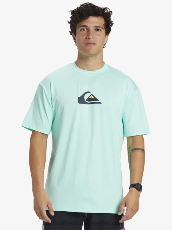 Quiksilver D6JJ886 miehet rantalasi solid streak lyhythihainen upf 50 surffit-paita