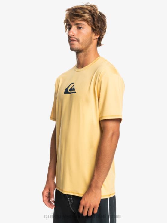 Quiksilver D6JJ887 miehet vehnä solid streak lyhythihainen upf 50 surffit-paita