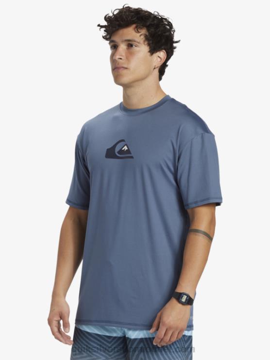 Quiksilver D6JJ888 miehet merellä solid streak lyhythihainen upf 50 surffit-paita