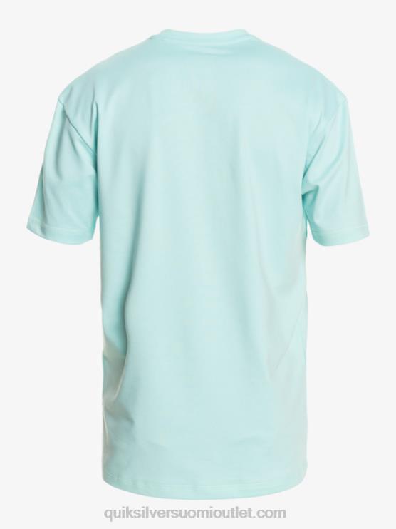Quiksilver D6JJ889 miehet enkelin sininen solid streak lyhythihainen upf 50 surffit-paita