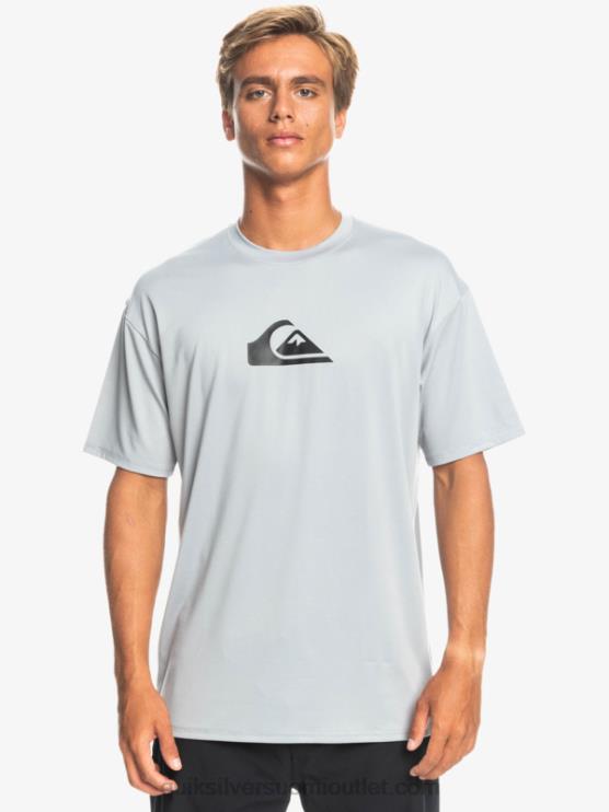 Quiksilver D6JJ890 miehet räntää solid streak lyhythihainen upf 50 surffit-paita