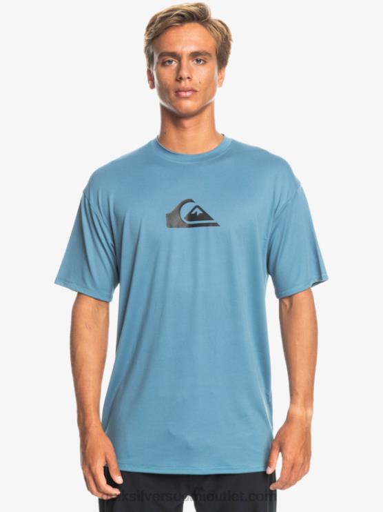 Quiksilver D6JJ891 miehet alkuperämaata solid streak lyhythihainen upf 50 surffit-paita