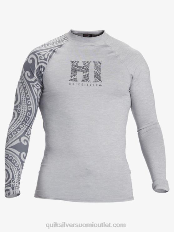 Quiksilver D6JJ922 miehet räntä kanerva hawaii big island upf 50 pitkähihainen surffauspaita