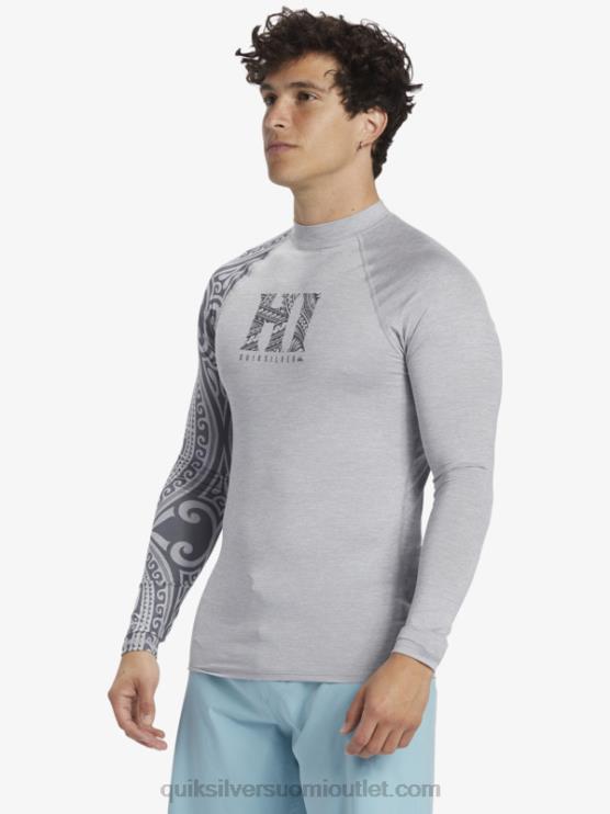 Quiksilver D6JJ922 miehet räntä kanerva hawaii big island upf 50 pitkähihainen surffauspaita