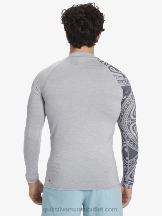 Quiksilver D6JJ922 miehet räntä kanerva hawaii big island upf 50 pitkähihainen surffauspaita