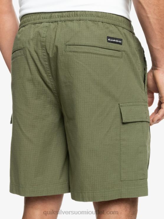 Quiksilver D6JJ1010 miehet nelilehtinen apila cargo taxer joustava vyötärö 19 shortsit