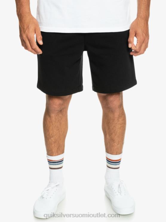 Quiksilver D6JJ1273 miehet musta välttämättömät hikishortsit