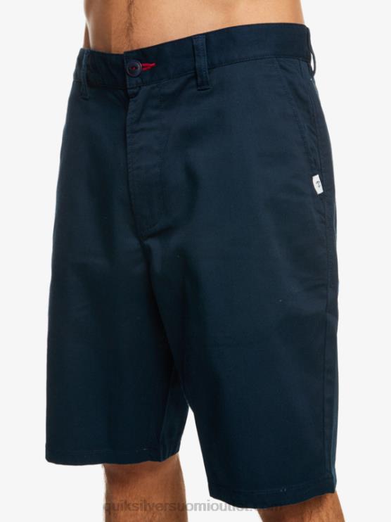 Quiksilver D6JJ1277 miehet laivasto bleiseri crest chino 21 shortsit