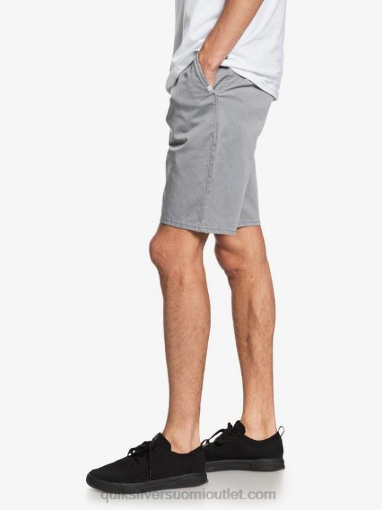 Quiksilver D6JJ1312 miehet vaaleanharmaa kanerva päivittäiset union stretch 20 chino taskushortsit