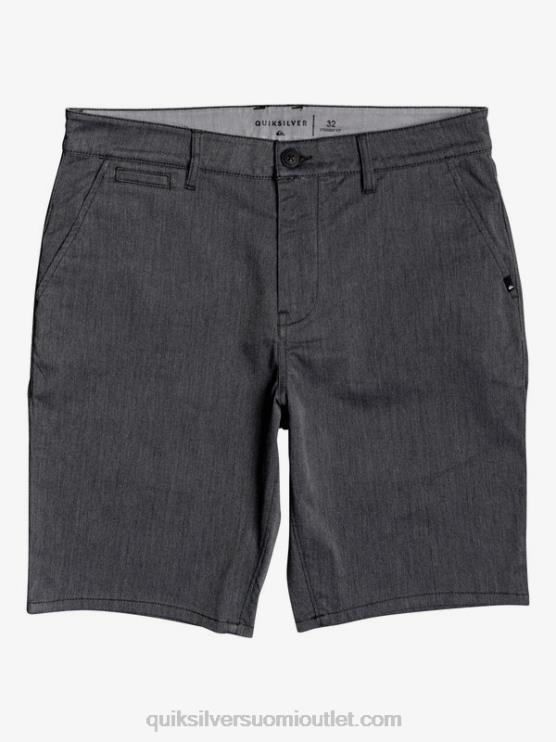 Quiksilver D6JJ1313 miehet tummanharmaa kanerva päivittäiset union stretch 20 chino taskushortsit