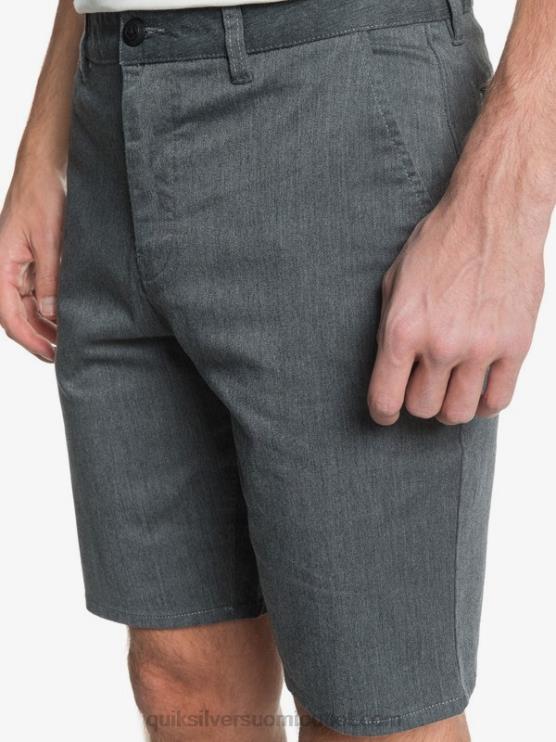 Quiksilver D6JJ1313 miehet tummanharmaa kanerva päivittäiset union stretch 20 chino taskushortsit