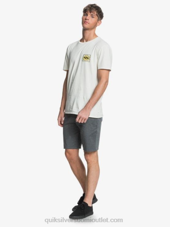Quiksilver D6JJ1313 miehet tummanharmaa kanerva päivittäiset union stretch 20 chino taskushortsit