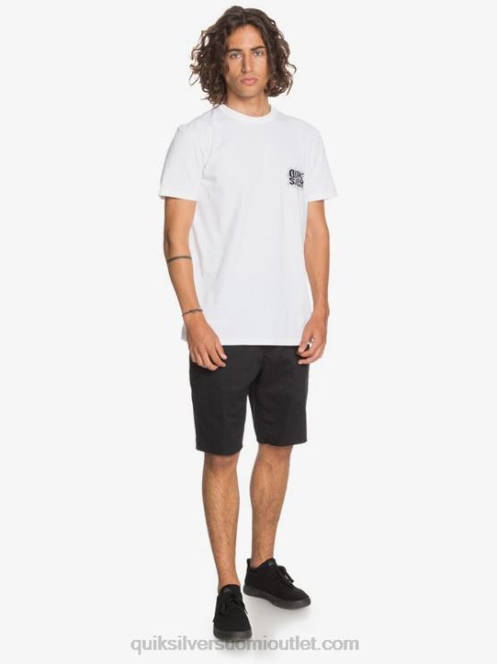 Quiksilver D6JJ1314 miehet musta päivittäiset union stretch 20 chino taskushortsit
