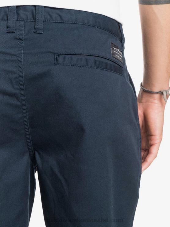 Quiksilver D6JJ1316 miehet laivasto bleiseri päivittäiset union stretch 20 chino taskushortsit
