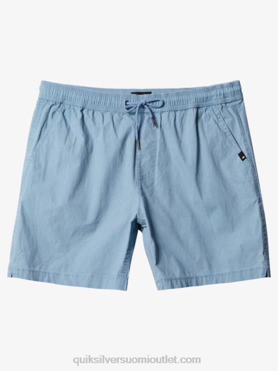 Quiksilver D6JJ1379 miehet haalistunut denim Taxer 17 -vyötäröshortsit
