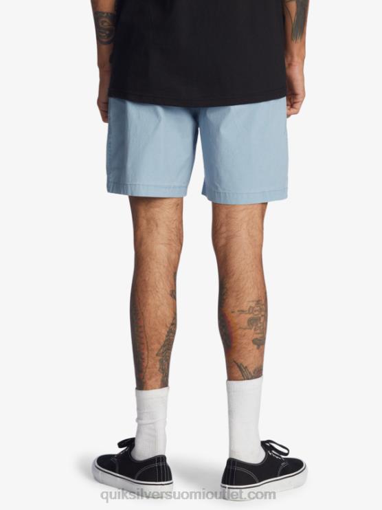 Quiksilver D6JJ1379 miehet haalistunut denim Taxer 17 -vyötäröshortsit