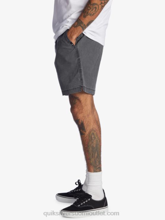 Quiksilver D6JJ1381 miehet musta Taxer 17 -vyötäröshortsit