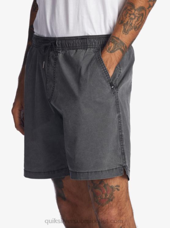 Quiksilver D6JJ1381 miehet musta Taxer 17 -vyötäröshortsit