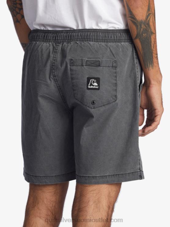 Quiksilver D6JJ1381 miehet musta Taxer 17 -vyötäröshortsit