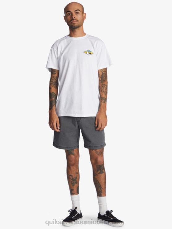 Quiksilver D6JJ1381 miehet musta Taxer 17 -vyötäröshortsit