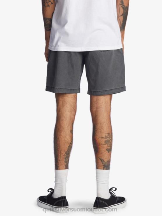 Quiksilver D6JJ1381 miehet musta Taxer 17 -vyötäröshortsit