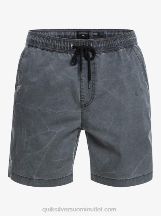 Quiksilver D6JJ1381 miehet musta Taxer 17 -vyötäröshortsit