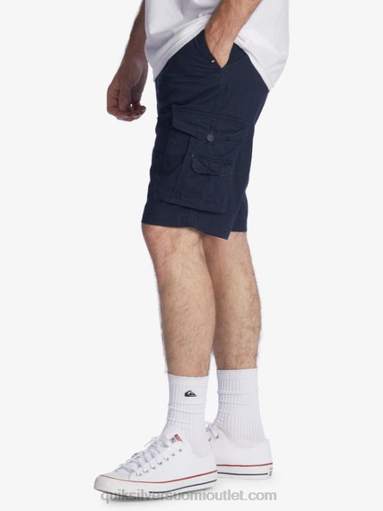 Quiksilver D6JJ1524 miehet laivasto bleiseri ratkaiseva taistelu 21 cargo shortsit