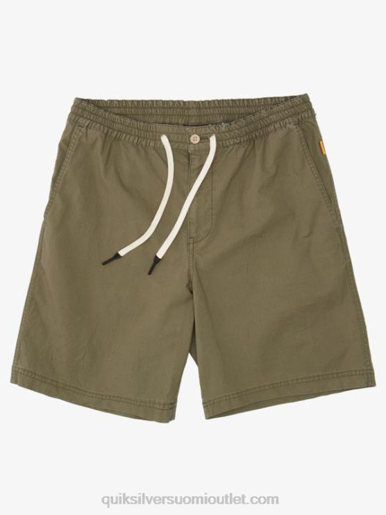 Quiksilver D6JJ1579 miehet pölyinen oliivi vesimies surffishortsejen jälkeen