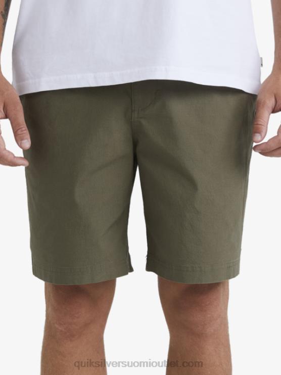 Quiksilver D6JJ1579 miehet pölyinen oliivi vesimies surffishortsejen jälkeen