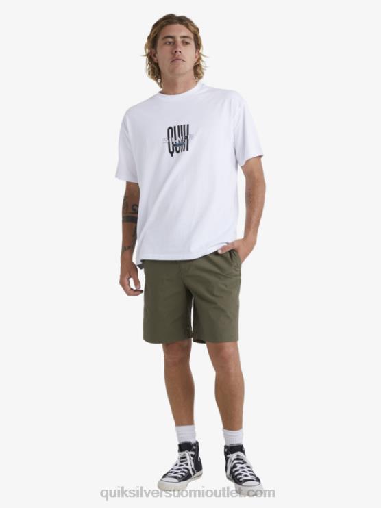 Quiksilver D6JJ1579 miehet pölyinen oliivi vesimies surffishortsejen jälkeen