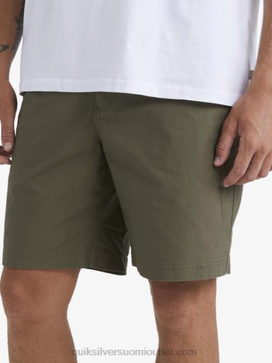 Quiksilver D6JJ1579 miehet pölyinen oliivi vesimies surffishortsejen jälkeen