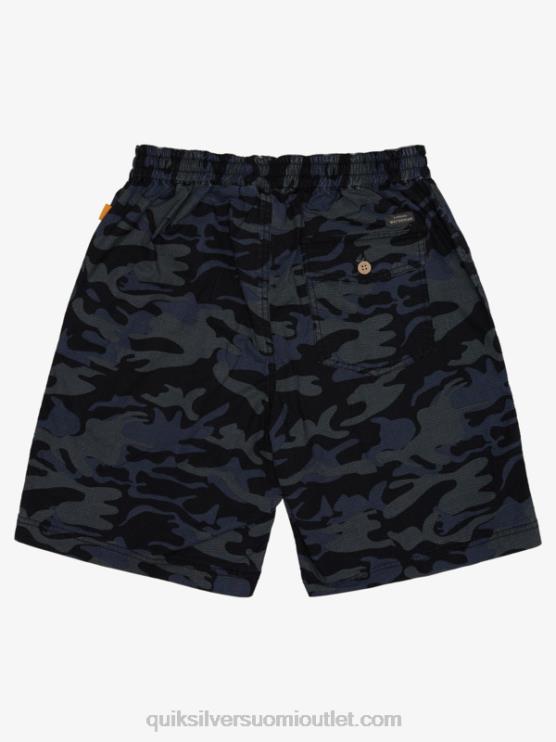Quiksilver D6JJ1581 miehet musta naamiointi vesimies surffishortsejen jälkeen