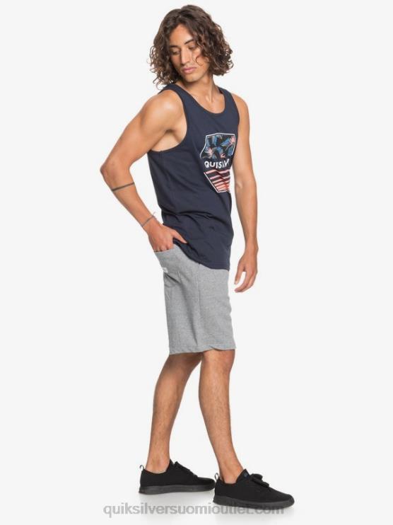 Quiksilver D6JJ1659 miehet vaaleanharmaa kanerva Essentials 19 luonnonmukaisia ​​collegehousuja